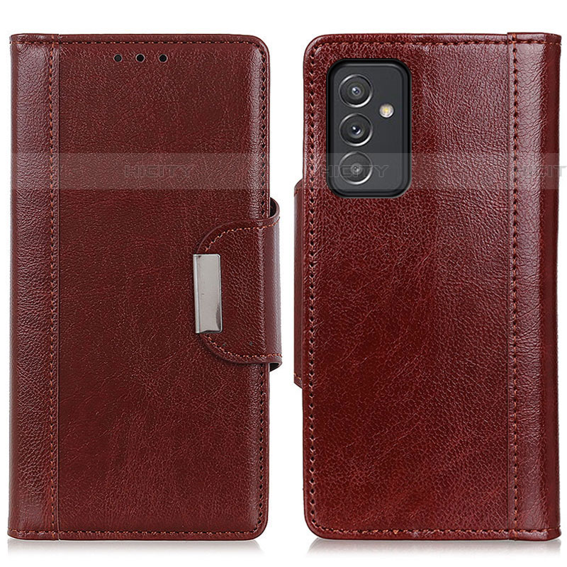 Coque Portefeuille Livre Cuir Etui Clapet M01L pour Samsung Galaxy A25 5G Marron Plus