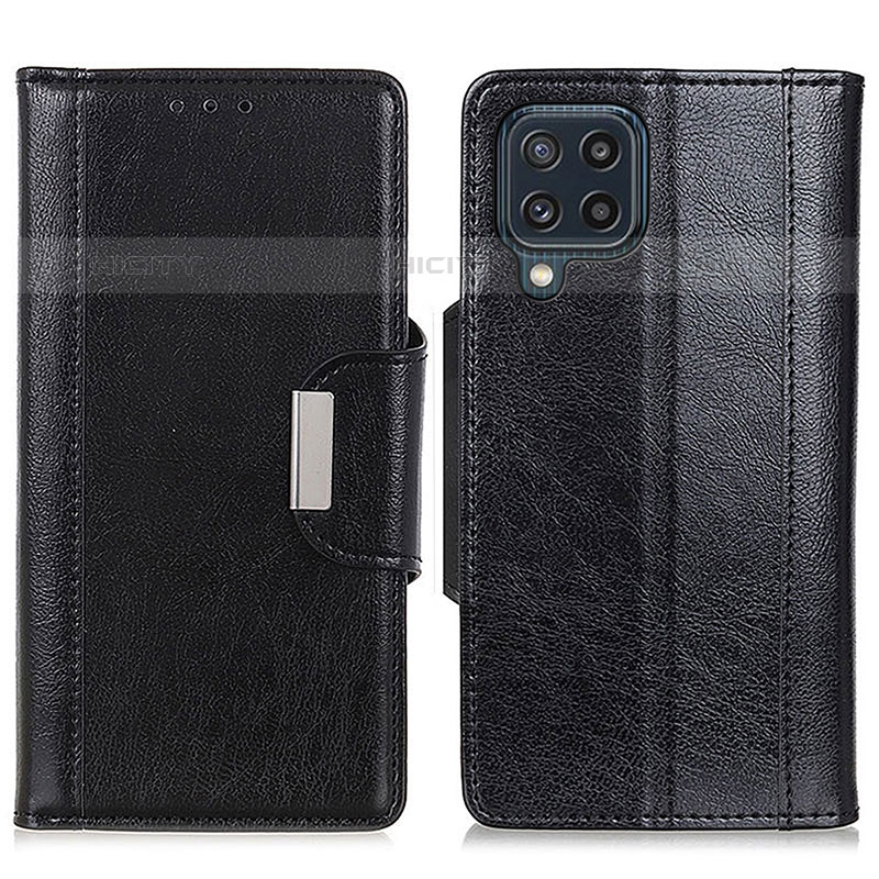 Coque Portefeuille Livre Cuir Etui Clapet M01L pour Samsung Galaxy M32 4G Noir Plus