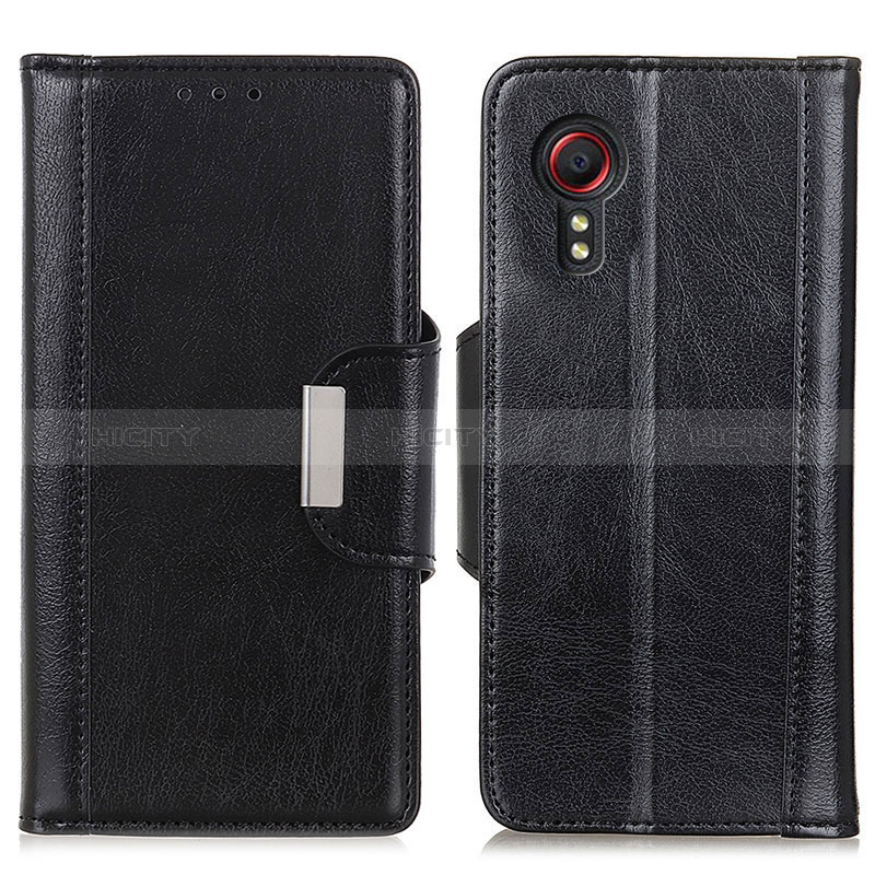 Coque Portefeuille Livre Cuir Etui Clapet M01L pour Samsung Galaxy XCover 5 SM-G525F Noir Plus