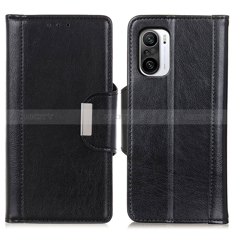 Coque Portefeuille Livre Cuir Etui Clapet M01L pour Xiaomi Mi 11i 5G Noir Plus