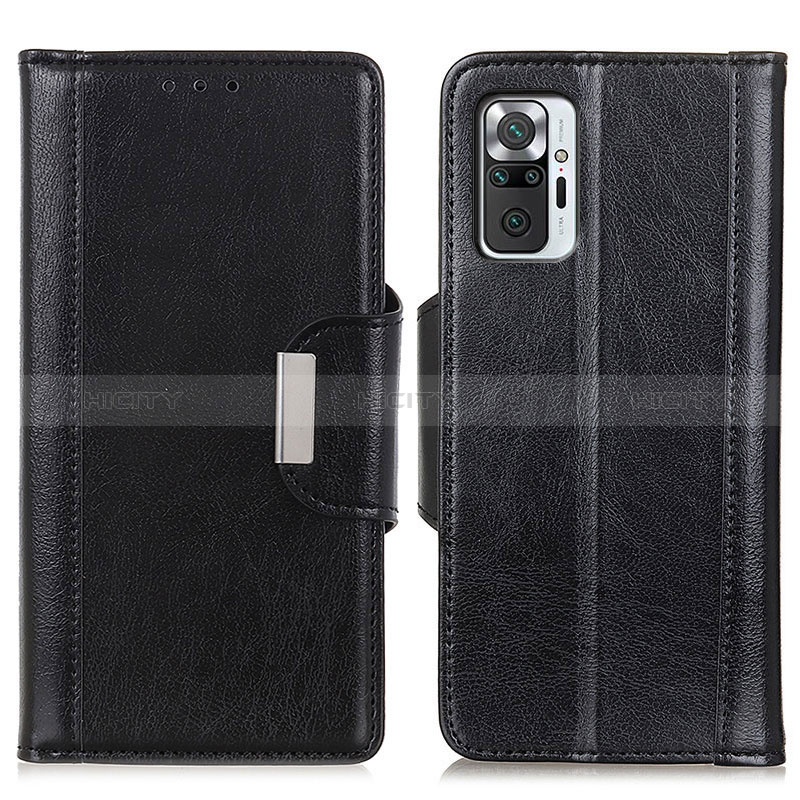 Coque Portefeuille Livre Cuir Etui Clapet M01L pour Xiaomi Redmi Note 10 Pro 4G Noir Plus