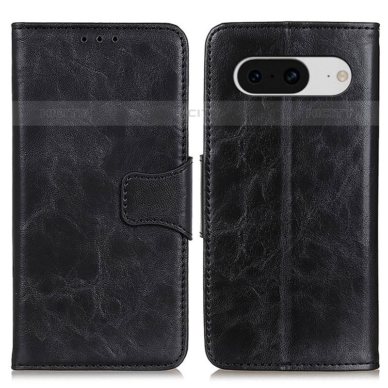 Coque Portefeuille Livre Cuir Etui Clapet M02L pour Google Pixel 8 5G Noir Plus