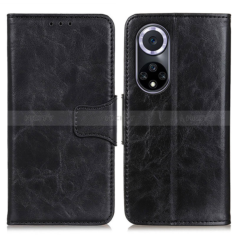 Coque Portefeuille Livre Cuir Etui Clapet M02L pour Huawei Honor 50 5G Noir Plus