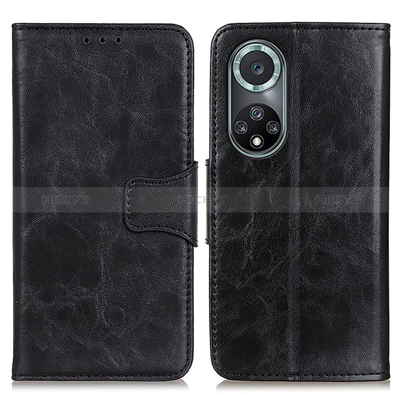 Coque Portefeuille Livre Cuir Etui Clapet M02L pour Huawei Honor 50 Pro 5G Noir Plus