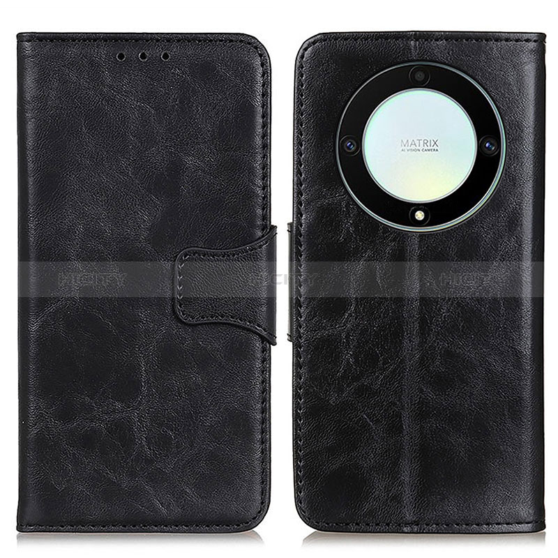 Coque Portefeuille Livre Cuir Etui Clapet M02L pour Huawei Honor Magic5 Lite 5G Noir Plus