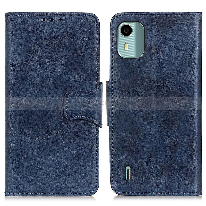 Coque Portefeuille Livre Cuir Etui Clapet M02L pour Nokia C12 Plus Bleu Plus