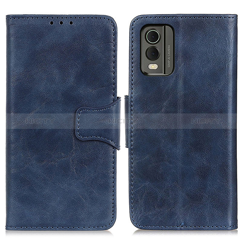 Coque Portefeuille Livre Cuir Etui Clapet M02L pour Nokia C210 Bleu Plus