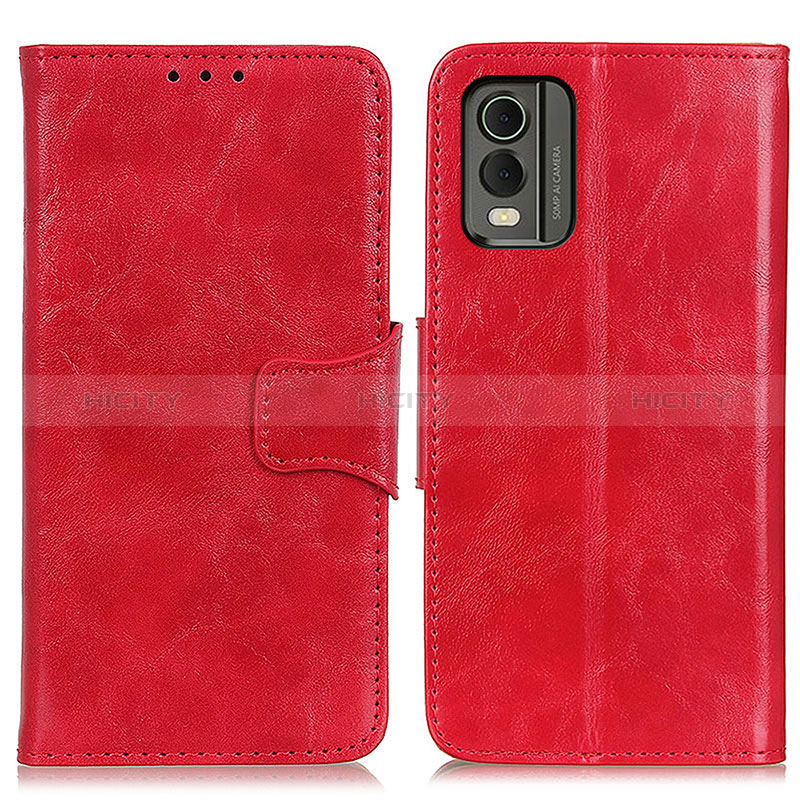 Coque Portefeuille Livre Cuir Etui Clapet M02L pour Nokia C210 Rouge Plus