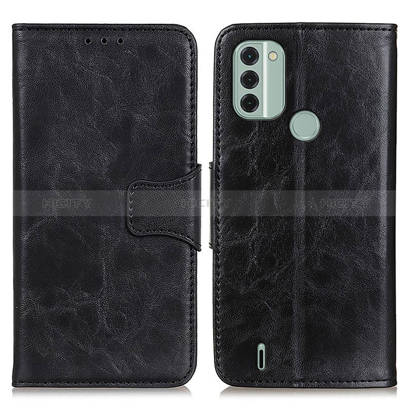 Coque Portefeuille Livre Cuir Etui Clapet M02L pour Nokia C31 Noir Plus