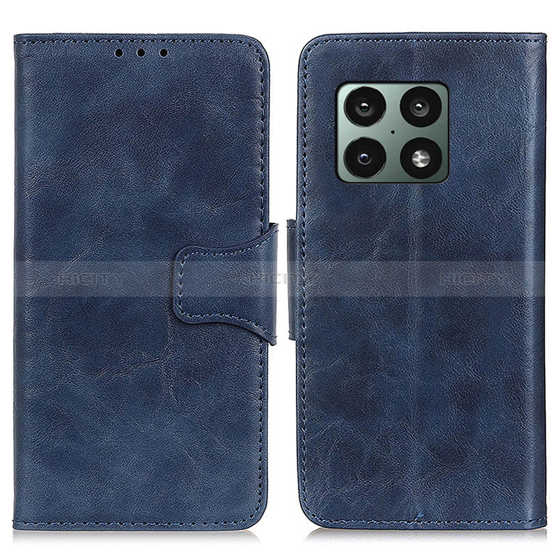 Coque Portefeuille Livre Cuir Etui Clapet M02L pour OnePlus 10 Pro 5G Bleu Plus