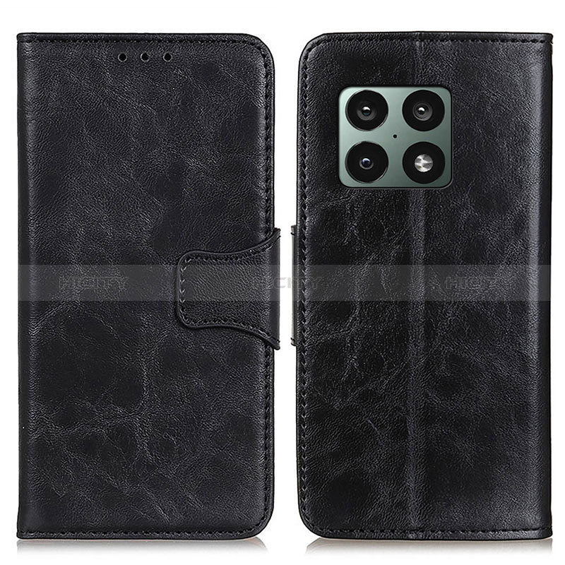 Coque Portefeuille Livre Cuir Etui Clapet M02L pour OnePlus 10 Pro 5G Noir Plus