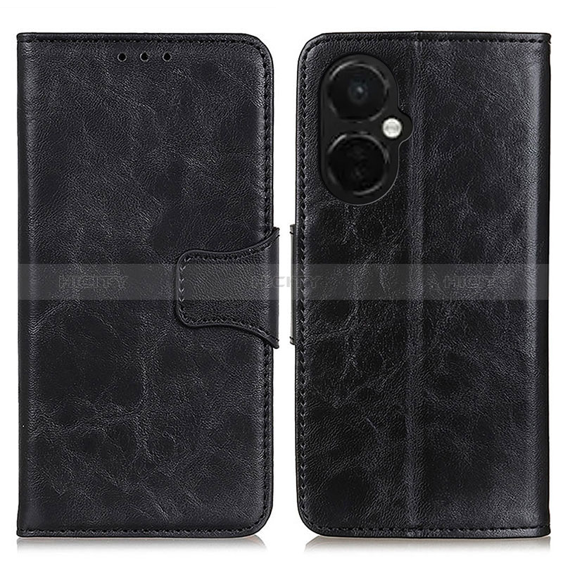 Coque Portefeuille Livre Cuir Etui Clapet M02L pour OnePlus Nord CE 3 5G Noir Plus