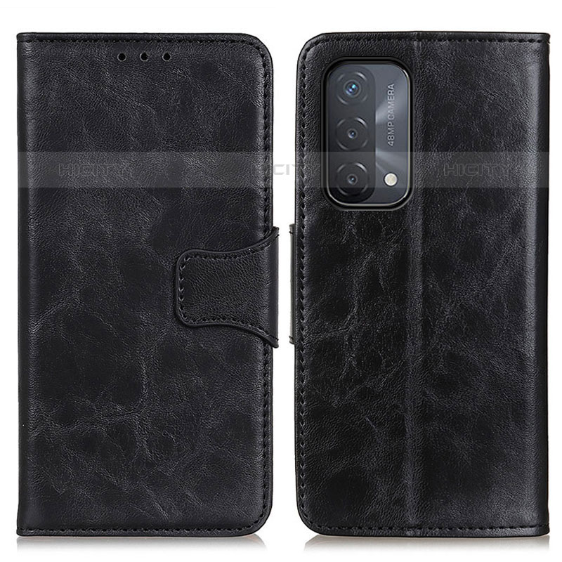 Coque Portefeuille Livre Cuir Etui Clapet M02L pour OnePlus Nord N200 5G Noir Plus