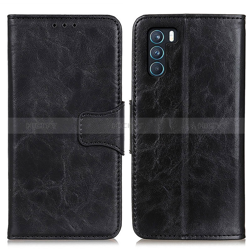 Coque Portefeuille Livre Cuir Etui Clapet M02L pour Oppo K9 Pro 5G Noir Plus