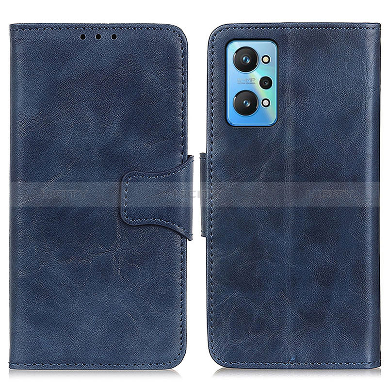 Coque Portefeuille Livre Cuir Etui Clapet M02L pour Realme GT Neo2 5G Bleu Plus