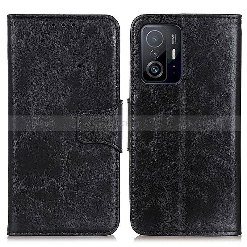 Coque Portefeuille Livre Cuir Etui Clapet M02L pour Xiaomi Mi 11T Pro 5G Noir Plus