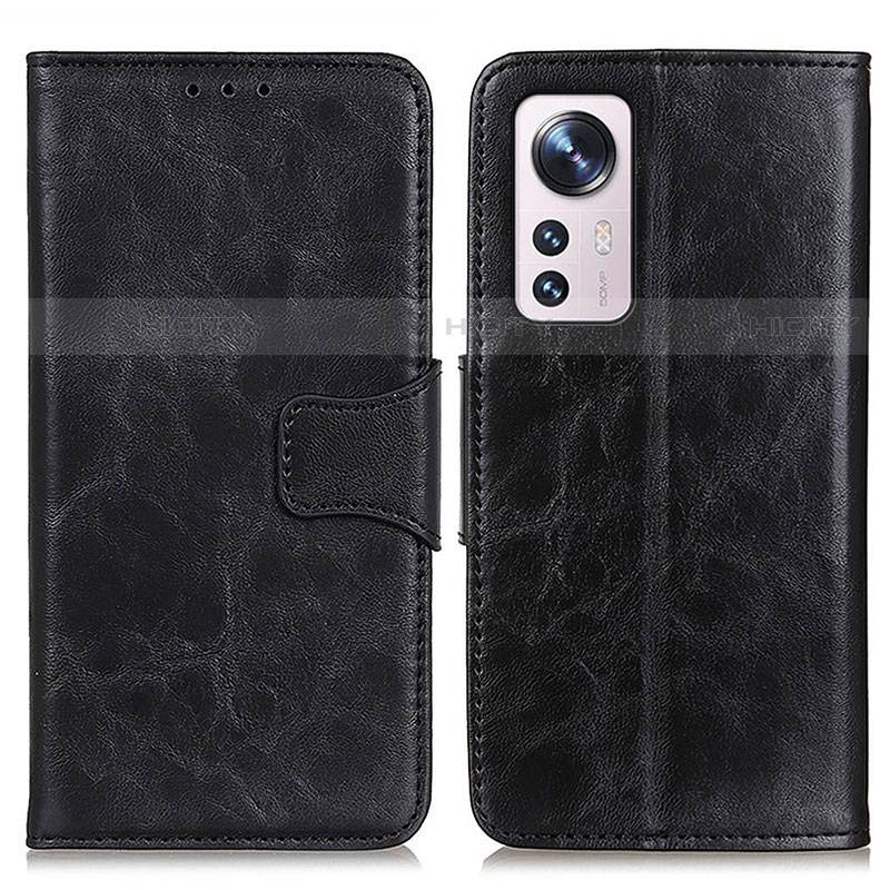 Coque Portefeuille Livre Cuir Etui Clapet M02L pour Xiaomi Mi 12 5G Noir Plus