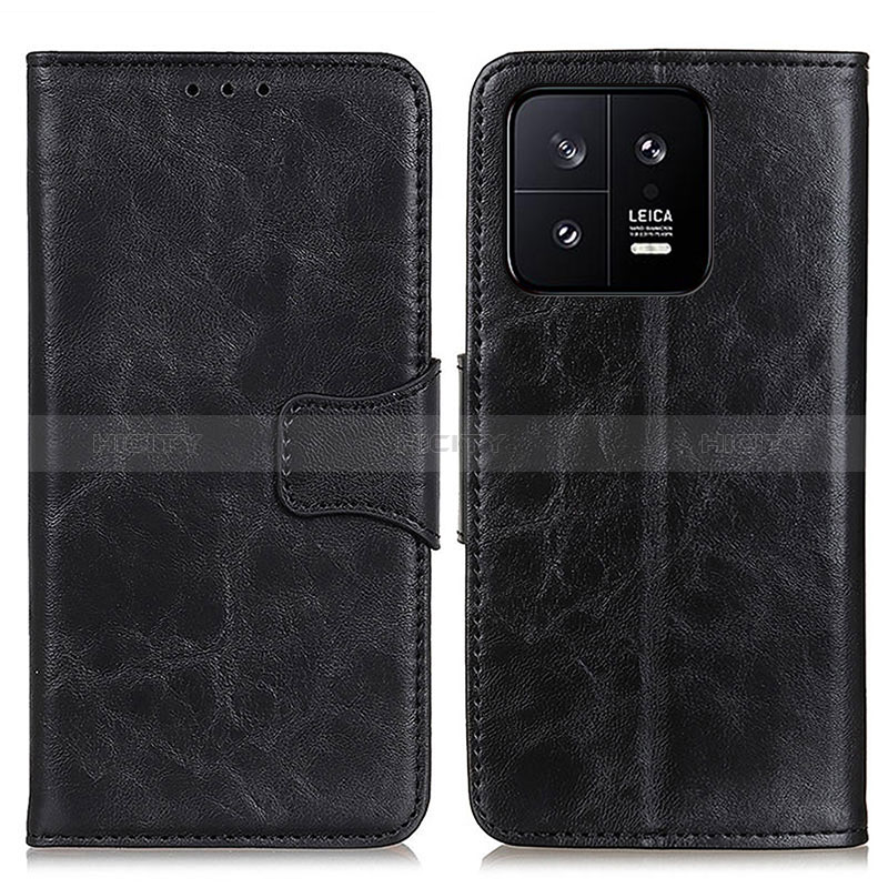 Coque Portefeuille Livre Cuir Etui Clapet M02L pour Xiaomi Mi 13 5G Noir Plus