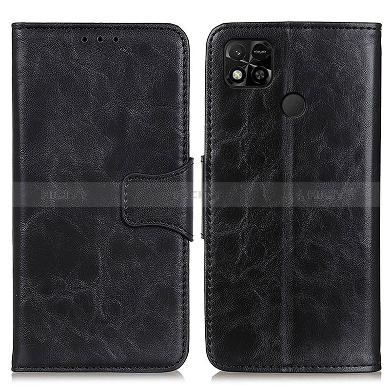 Coque Portefeuille Livre Cuir Etui Clapet M02L pour Xiaomi POCO C3 Noir Plus