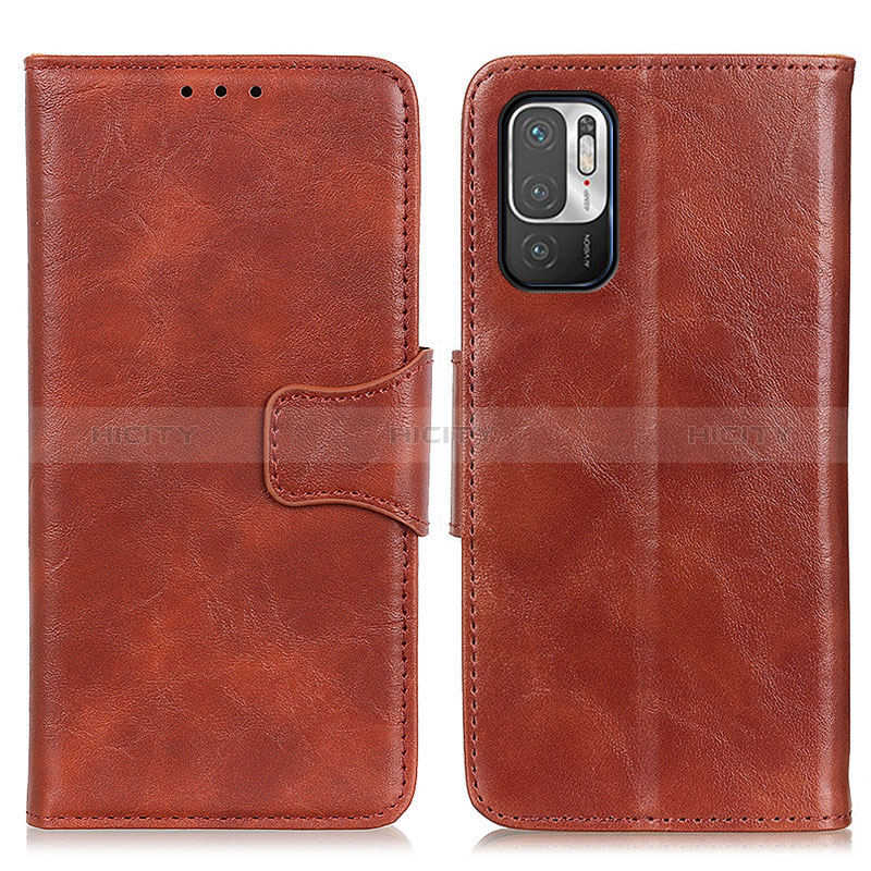 Coque Portefeuille Livre Cuir Etui Clapet M02L pour Xiaomi POCO M3 Pro 5G Marron Plus