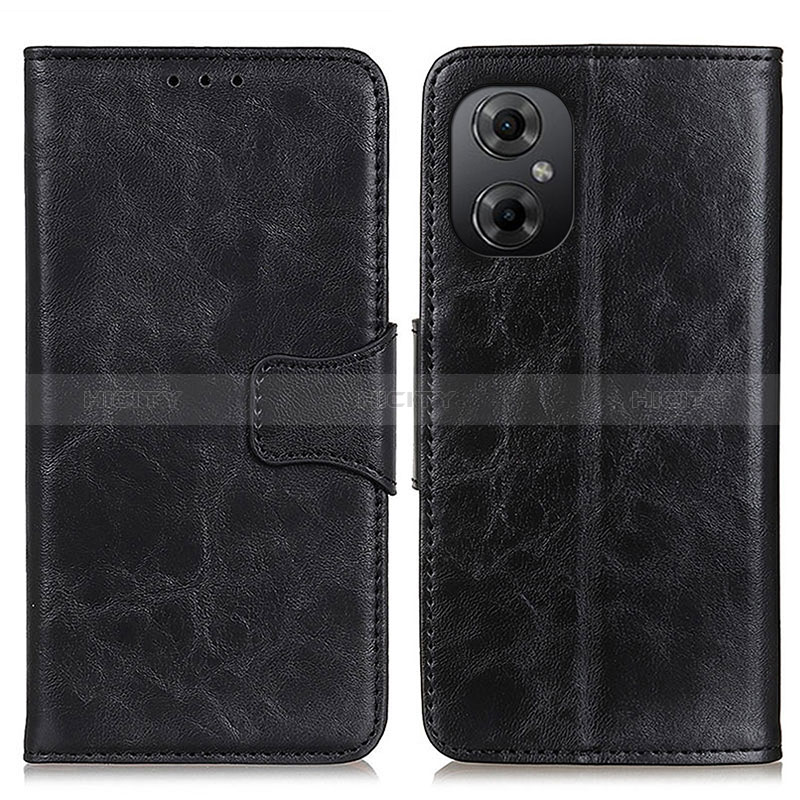 Coque Portefeuille Livre Cuir Etui Clapet M02L pour Xiaomi Poco M4 5G Noir Plus