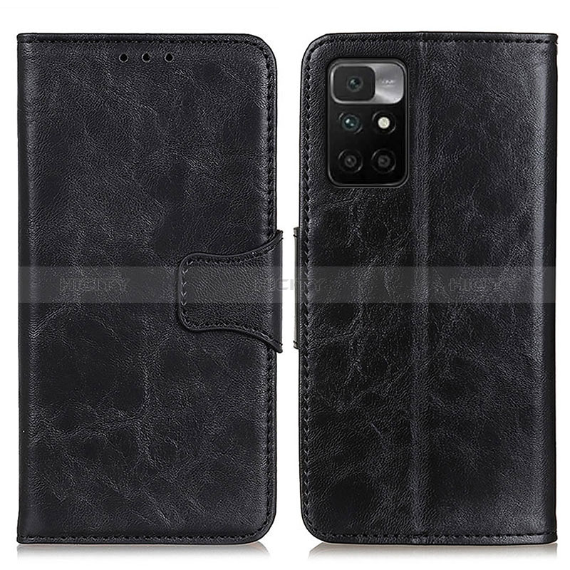 Coque Portefeuille Livre Cuir Etui Clapet M02L pour Xiaomi Redmi 10 (2022) Noir Plus