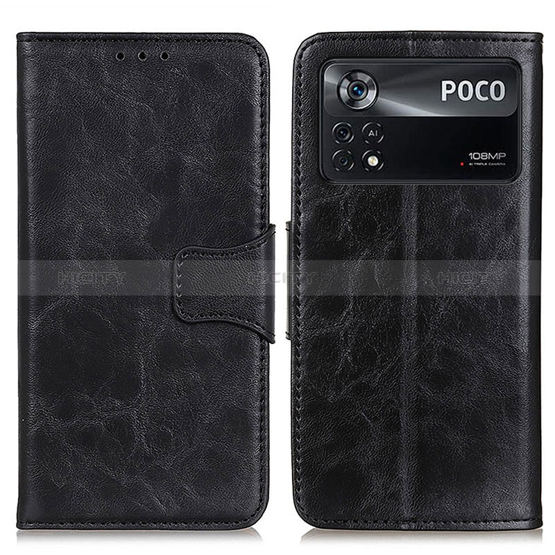 Coque Portefeuille Livre Cuir Etui Clapet M02L pour Xiaomi Redmi Note 11E Pro 5G Noir Plus