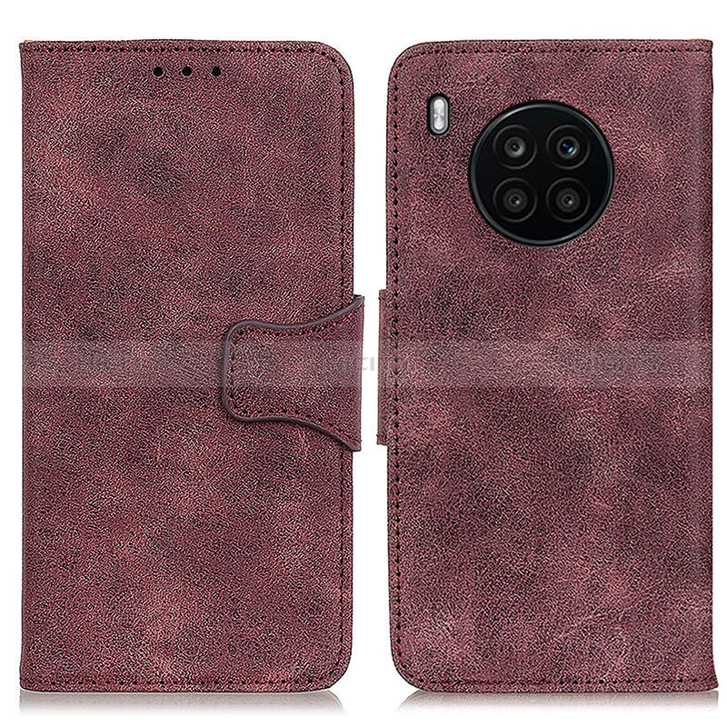 Coque Portefeuille Livre Cuir Etui Clapet M03L pour Huawei Nova 8i Violet Plus