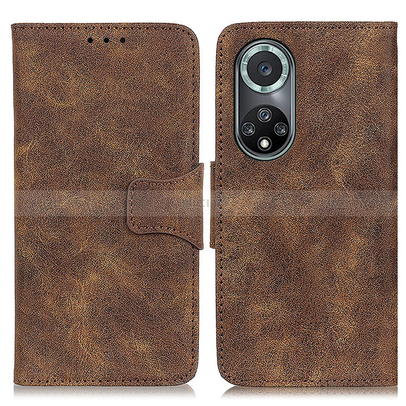 Coque Portefeuille Livre Cuir Etui Clapet M03L pour Huawei Nova 9 Pro Marron Plus