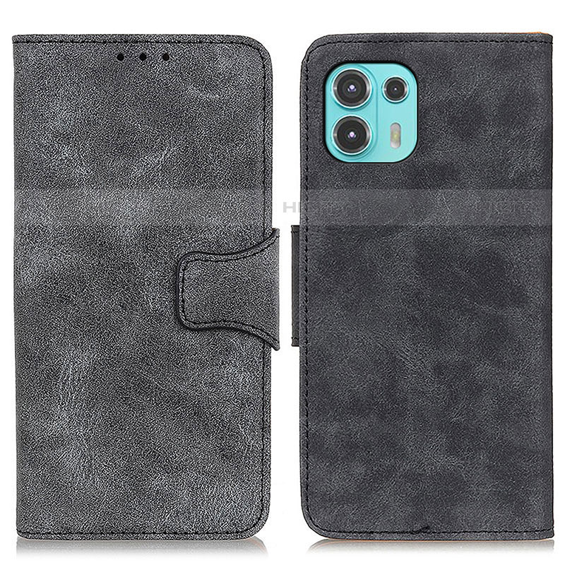 Coque Portefeuille Livre Cuir Etui Clapet M03L pour Motorola Moto Edge 20 Lite 5G Noir Plus