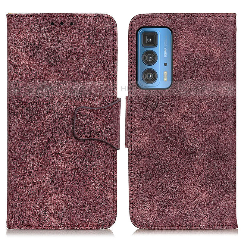 Coque Portefeuille Livre Cuir Etui Clapet M03L pour Motorola Moto Edge S Pro 5G Violet Plus