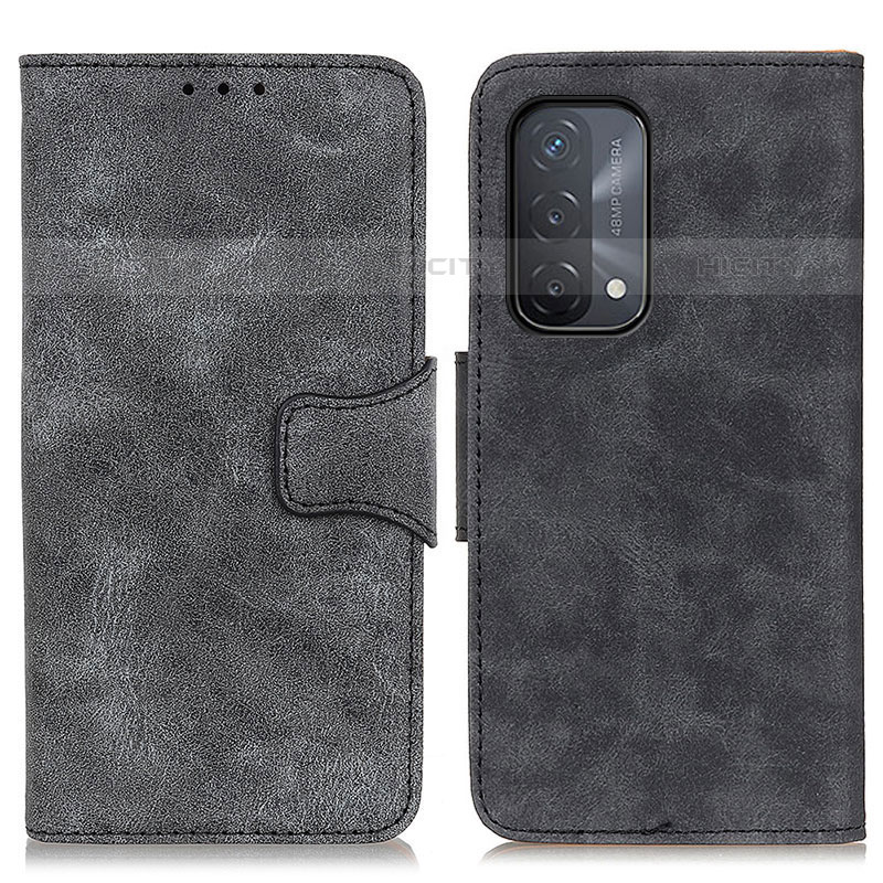 Coque Portefeuille Livre Cuir Etui Clapet M03L pour OnePlus Nord N200 5G Noir Plus