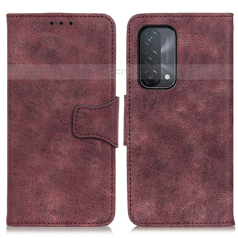 Coque Portefeuille Livre Cuir Etui Clapet M03L pour OnePlus Nord N200 5G Violet Plus