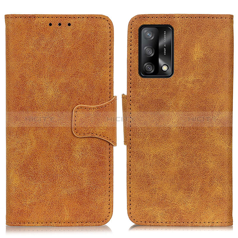 Coque Portefeuille Livre Cuir Etui Clapet M03L pour Oppo F19 Kaki Plus