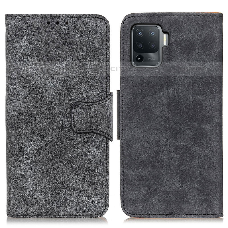 Coque Portefeuille Livre Cuir Etui Clapet M03L pour Oppo F19 Pro Noir Plus