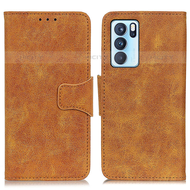 Coque Portefeuille Livre Cuir Etui Clapet M03L pour Oppo Reno6 Pro 5G India Plus