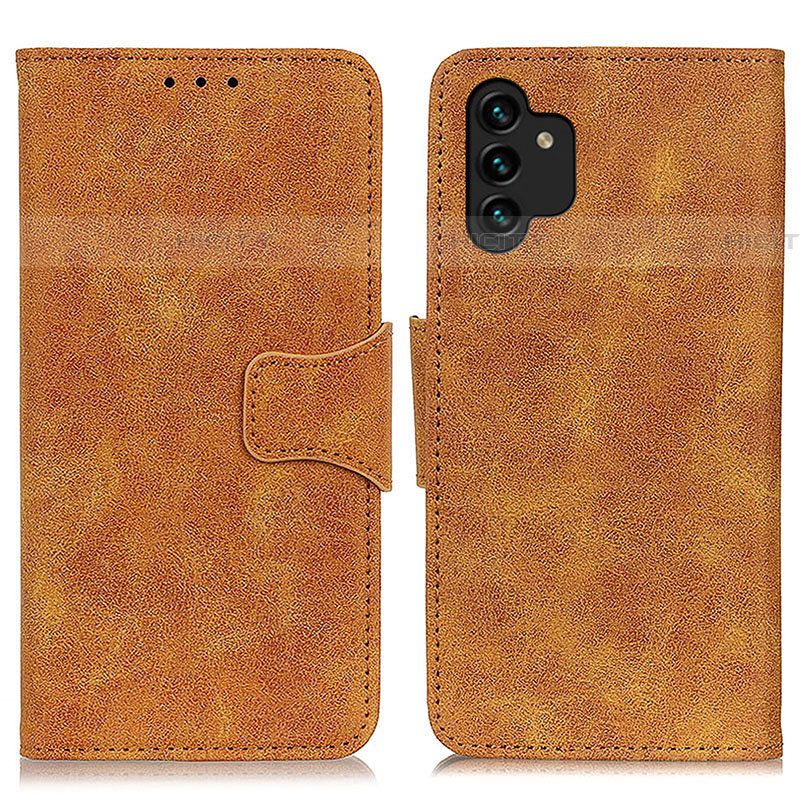 Coque Portefeuille Livre Cuir Etui Clapet M03L pour Samsung Galaxy A04s Kaki Plus