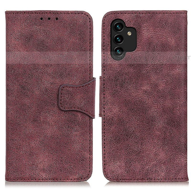 Coque Portefeuille Livre Cuir Etui Clapet M03L pour Samsung Galaxy A04s Violet Plus