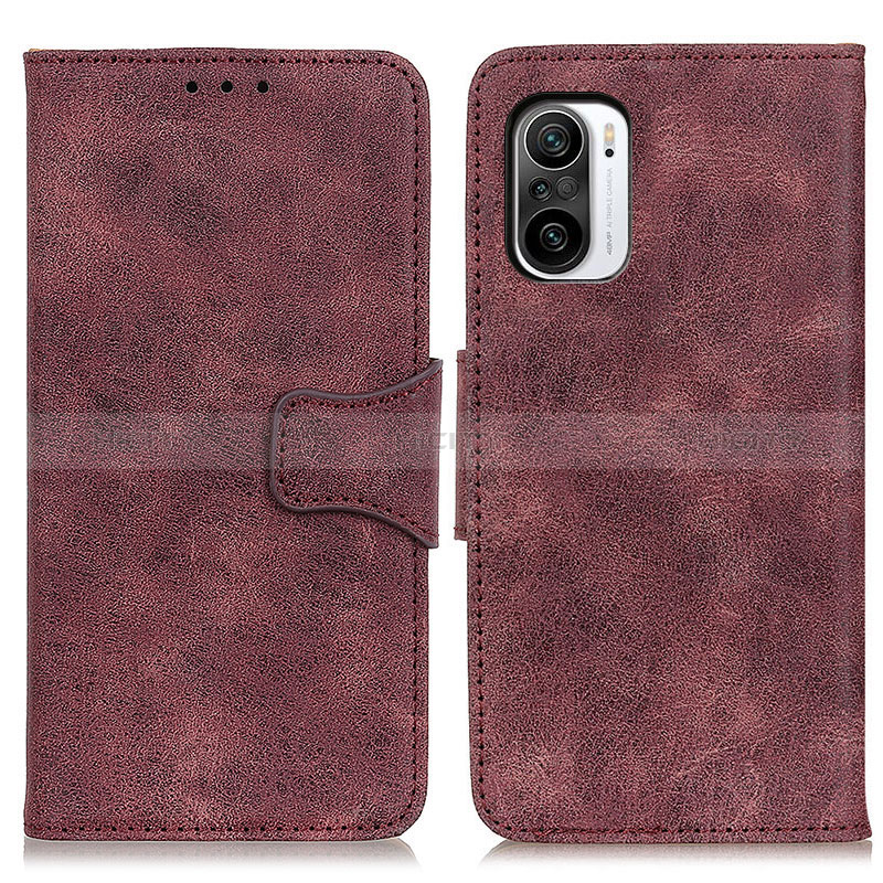 Coque Portefeuille Livre Cuir Etui Clapet M03L pour Xiaomi Redmi K40 5G Violet Plus