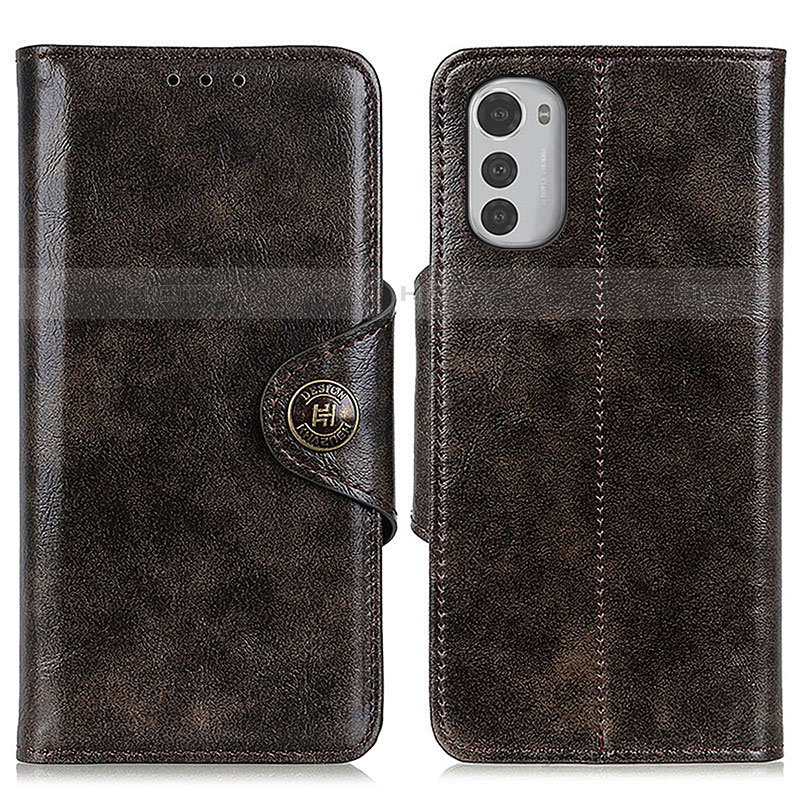 Coque Portefeuille Livre Cuir Etui Clapet M04L pour Motorola Moto E32s Bronze Plus