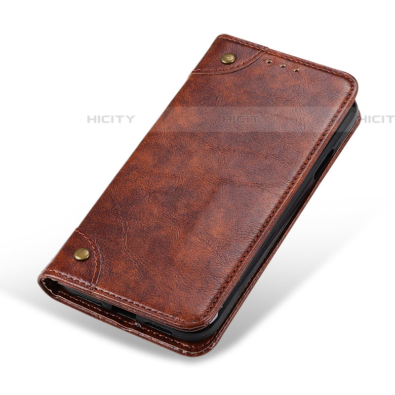 Coque Portefeuille Livre Cuir Etui Clapet M04L pour Samsung Galaxy A03s Marron Plus