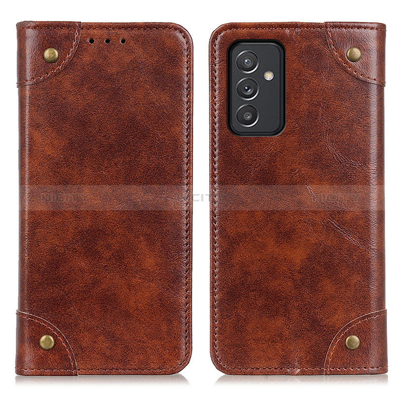 Coque Portefeuille Livre Cuir Etui Clapet M04L pour Samsung Galaxy A35 5G Marron Plus