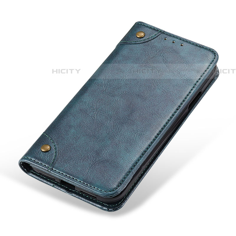 Coque Portefeuille Livre Cuir Etui Clapet M04L pour Samsung Galaxy A52 4G Bleu Plus