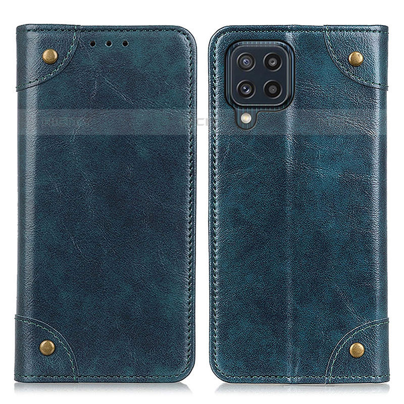 Coque Portefeuille Livre Cuir Etui Clapet M04L pour Samsung Galaxy M32 4G Bleu Plus