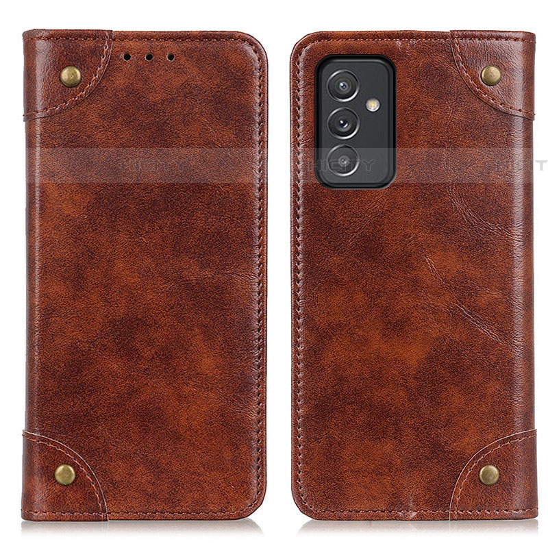 Coque Portefeuille Livre Cuir Etui Clapet M04L pour Samsung Galaxy M34 5G Marron Plus