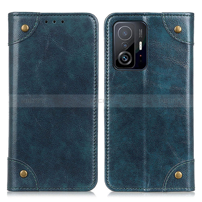 Coque Portefeuille Livre Cuir Etui Clapet M04L pour Xiaomi Mi 11T 5G Bleu Plus