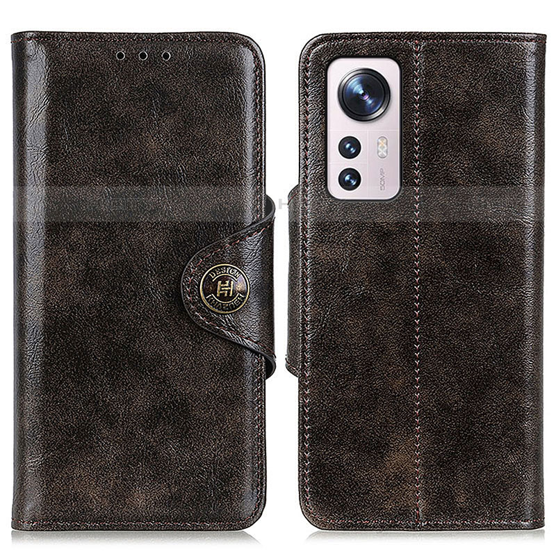 Coque Portefeuille Livre Cuir Etui Clapet M04L pour Xiaomi Mi 12S Pro 5G Marron Plus