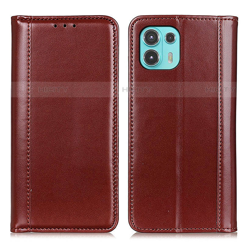 Coque Portefeuille Livre Cuir Etui Clapet M05L pour Motorola Moto Edge 20 Lite 5G Marron Plus