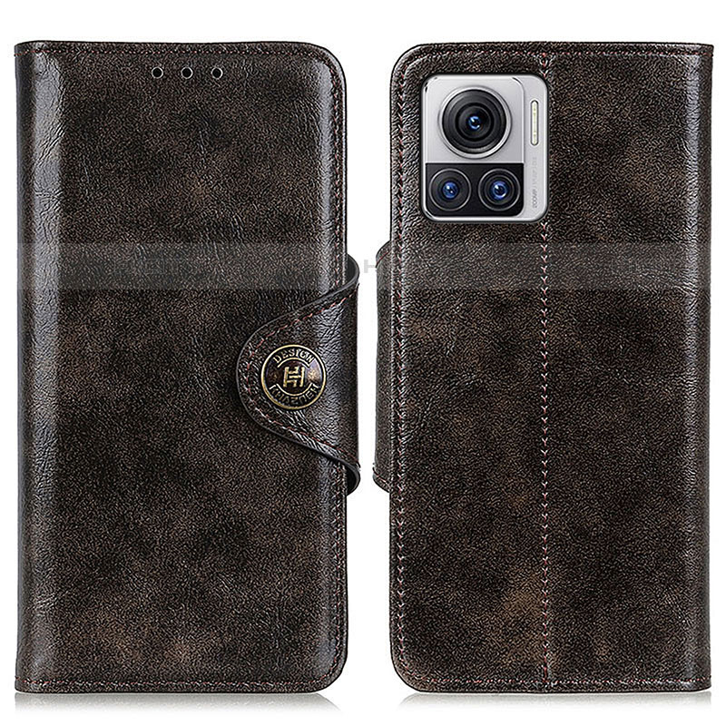 Coque Portefeuille Livre Cuir Etui Clapet M05L pour Motorola Moto Edge 30 Ultra 5G Marron Plus