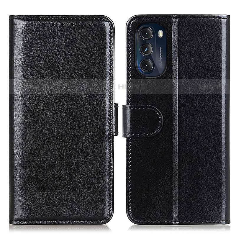 Coque Portefeuille Livre Cuir Etui Clapet M05L pour Motorola Moto G 5G (2022) Noir Plus